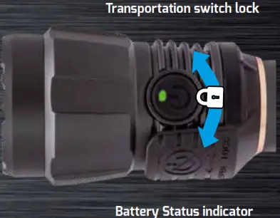 NightSearcher New Magnum 3000 Rechargeable Flashlight - Battery