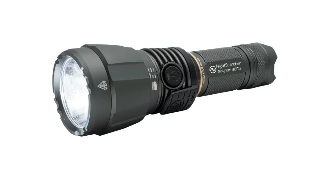 Nightsearcher New Magnum 3000 Rechargeable Flashlight User Manual