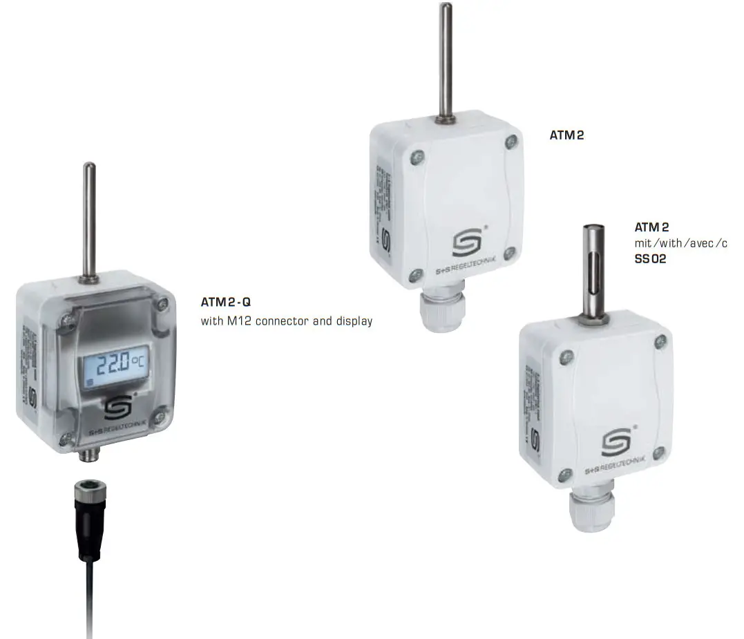 S S REGELTECHNIK THERMASGARD ATM2 Outside Temperature or Wet Room Temperature Measuring Transducer