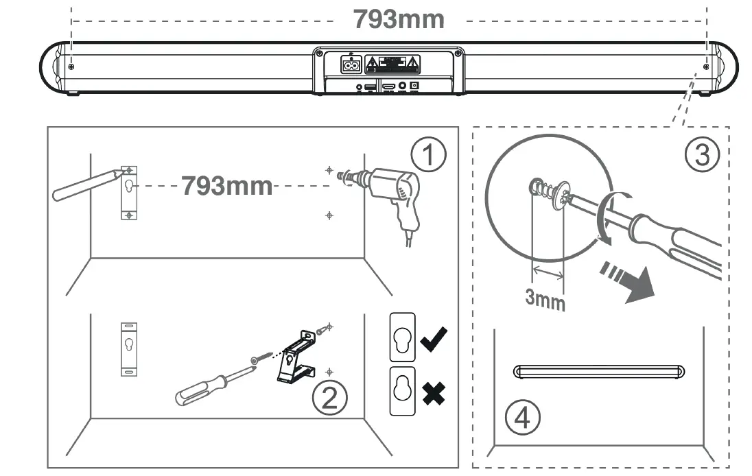 JVC TH-E631B 2.1 Channel Soundbar with Wireless Subwoofer fig 18