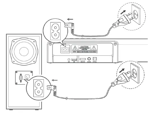 JVC TH-E631B 2.1 Channel Soundbar with Wireless Subwoofer fig 19