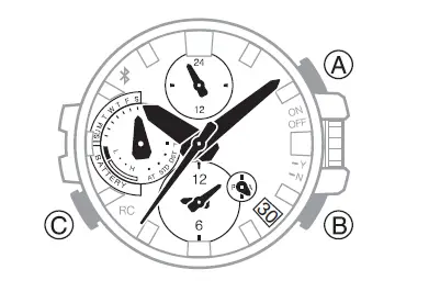 CASIO 5544 Metal and Resin Beauty with Bluetooth fig 55