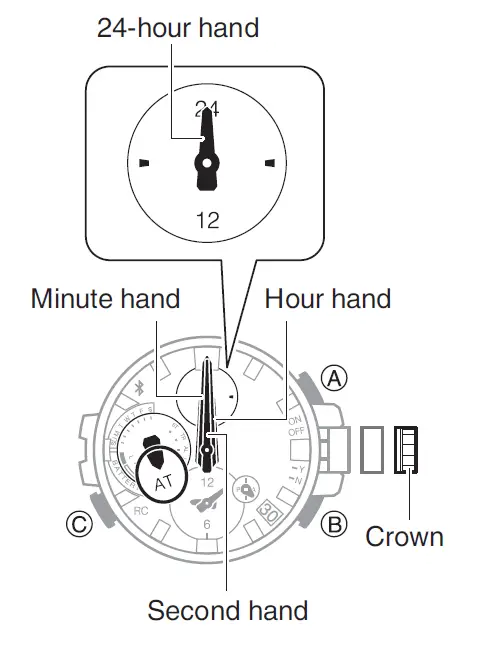 CASIO 5544 Metal and Resin Beauty with Bluetooth fig 71