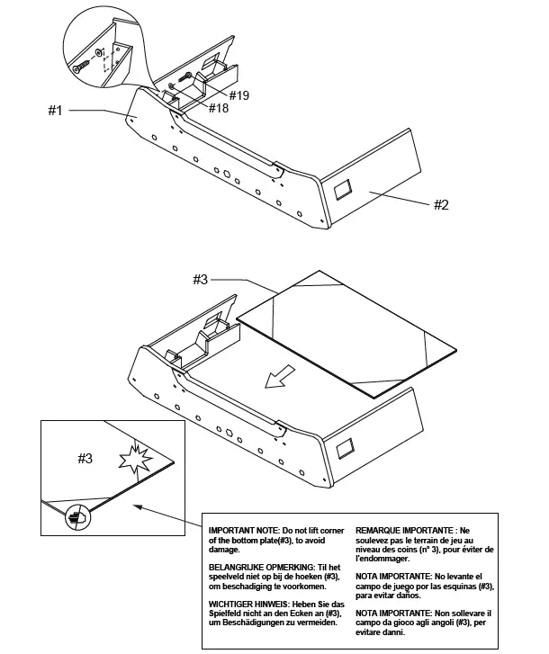 COUGAR Arch Pro Football Table fig 2