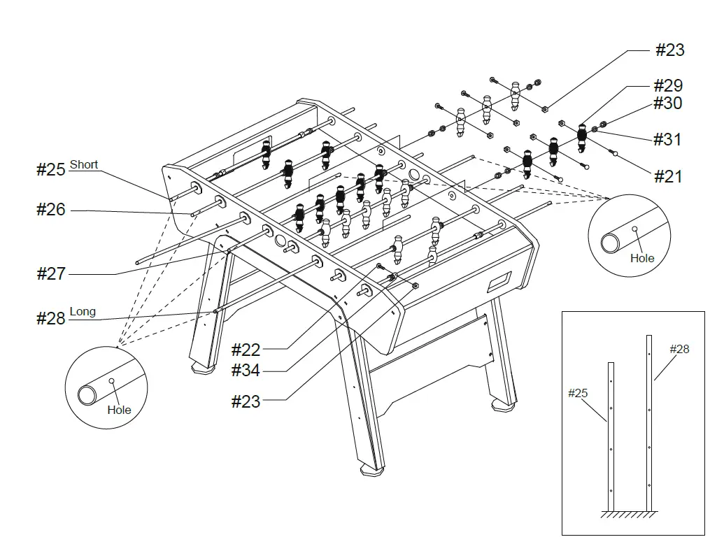 COUGAR Arch Pro Football Table fig 7