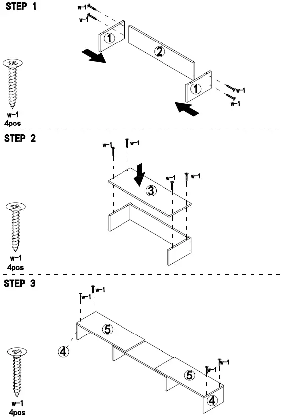Tribesigns-HOGA-W0080-Black-Wood-Monitor-Stand-Laptop-Desk-2