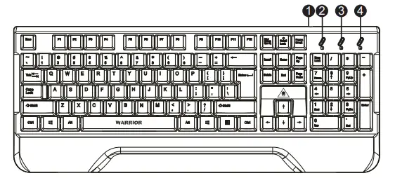 Kruger-Matz-KM0754-Gaming-Keyboard-FIG1