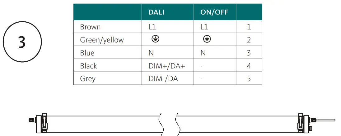 PipeLED High-quality Pipe Luminaire Installation illustration