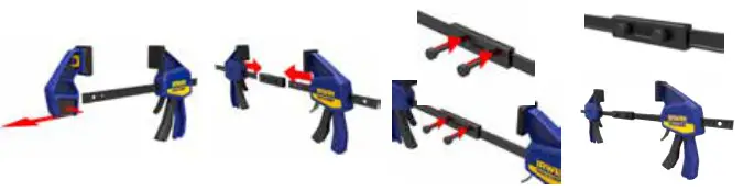 IRWIN 1964750 One-Handed Bar Clamp - FIg4