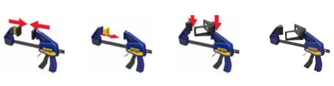 IRWIN 1964750 One-Handed Bar Clamp - FIg5