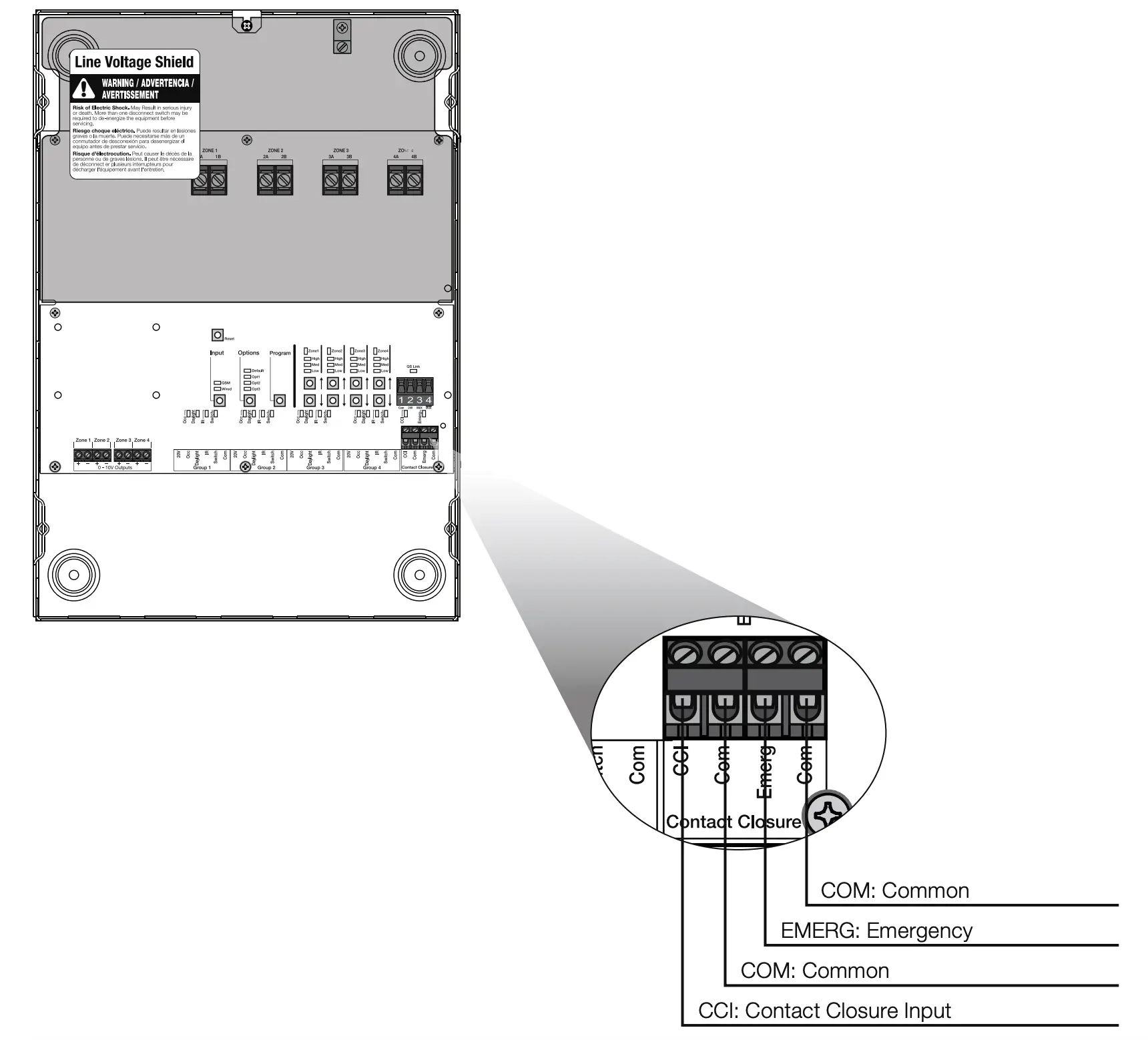 Contact Closure Wiring