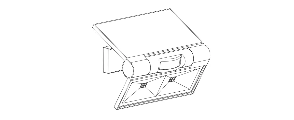 Ledvance 4058075576636 Endura Flood Solar Double Instruction Manual