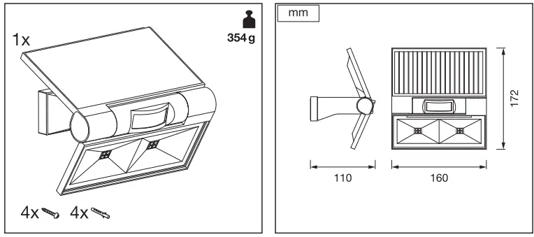 LEDVANCE 4058075576636 Endura Flood Solar Double-FIG2