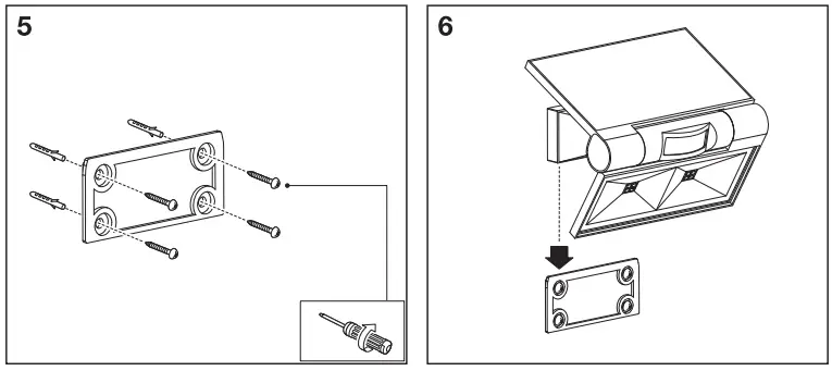 LEDVANCE 4058075576636 Endura Flood Solar Double-FIG5