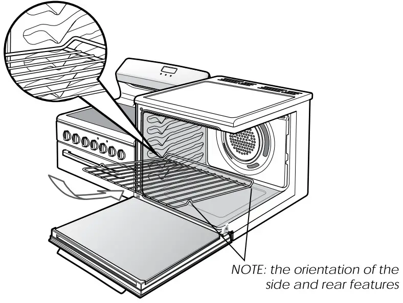 Westinghouse Elevated Cooking Appliances - Fitting oven shelves