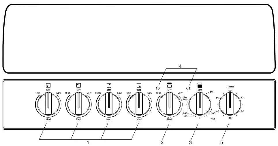 Westinghouse Elevated Cooking Appliances - WDE132WC