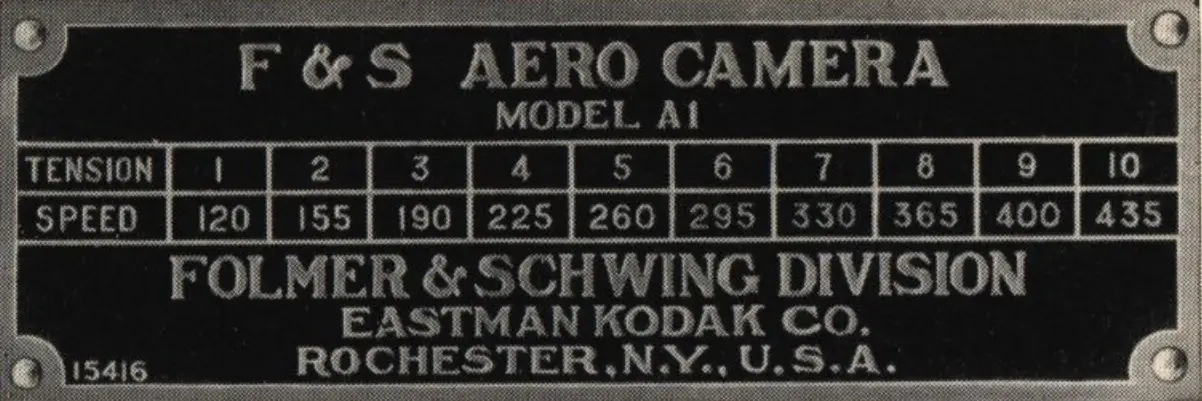 KODAK A-1 Aero Camera - fig