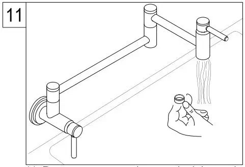 KINGSTON KS4102BX Brass Pot Filler in Polished Brass - Figure 11