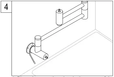 KINGSTON KS4102BX Brass Pot Filler in Polished Brass - Figure 4
