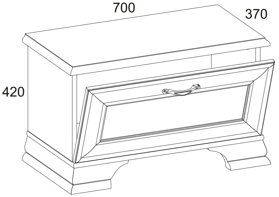 anrex Tiffany 1D Shoe Cabinet