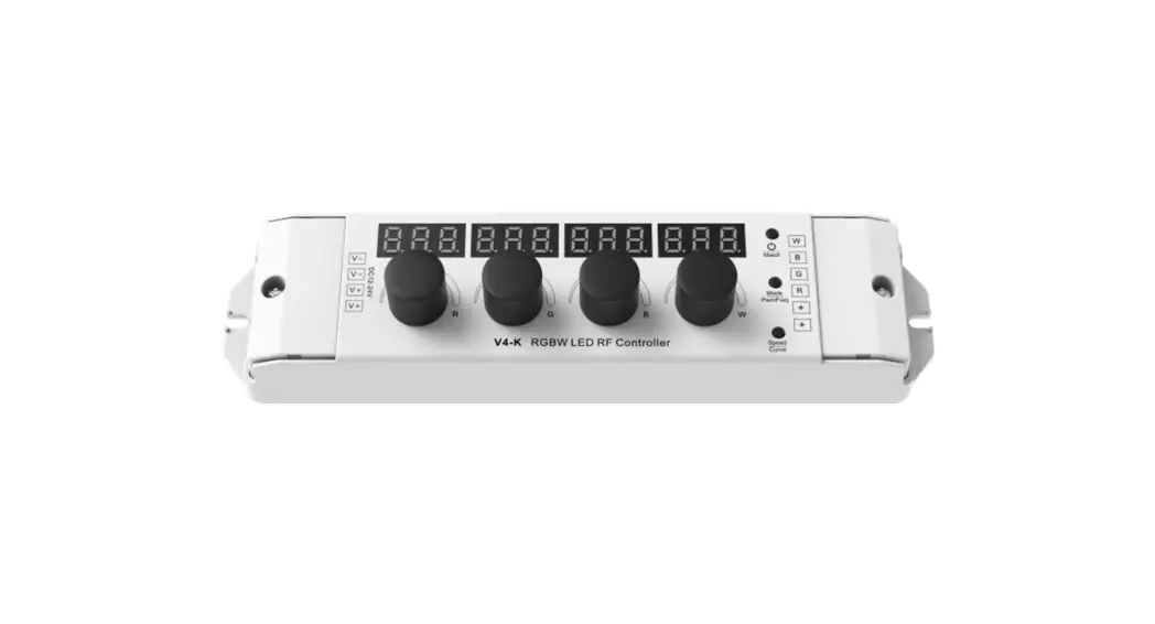Superlightingled V4-k 4 Knob Rgbw Led Rf Controller User Manual
