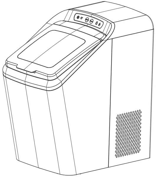 IM1 102-UL Nugget Ice Maker