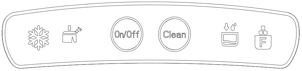 M1 102-UL Nugget Ice Maker Instruction Control Panel