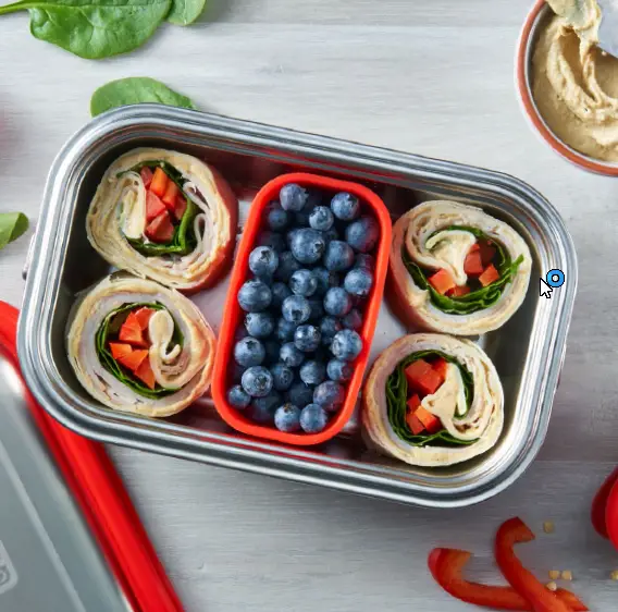 Hummus & Turkey Pinwheels