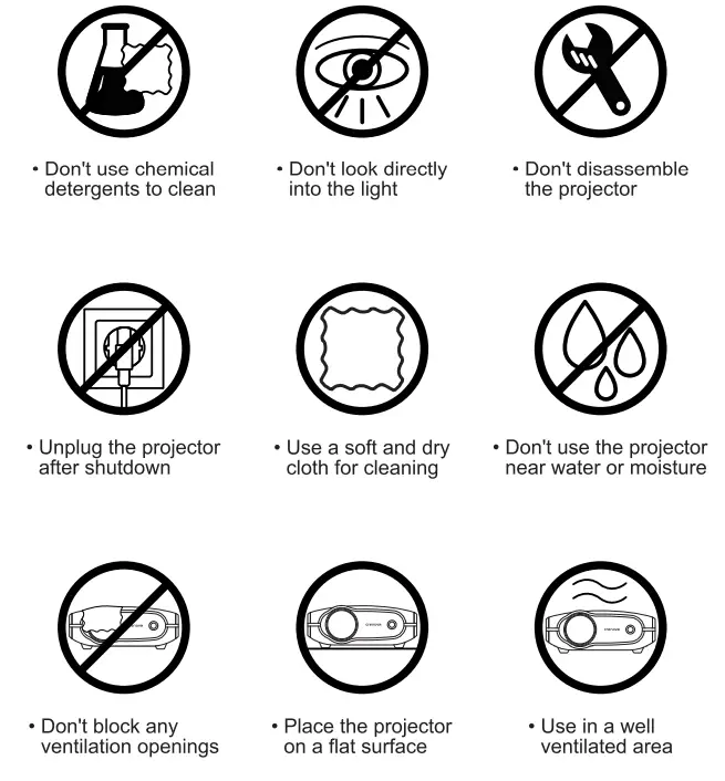 Crenova Mini Projector-1