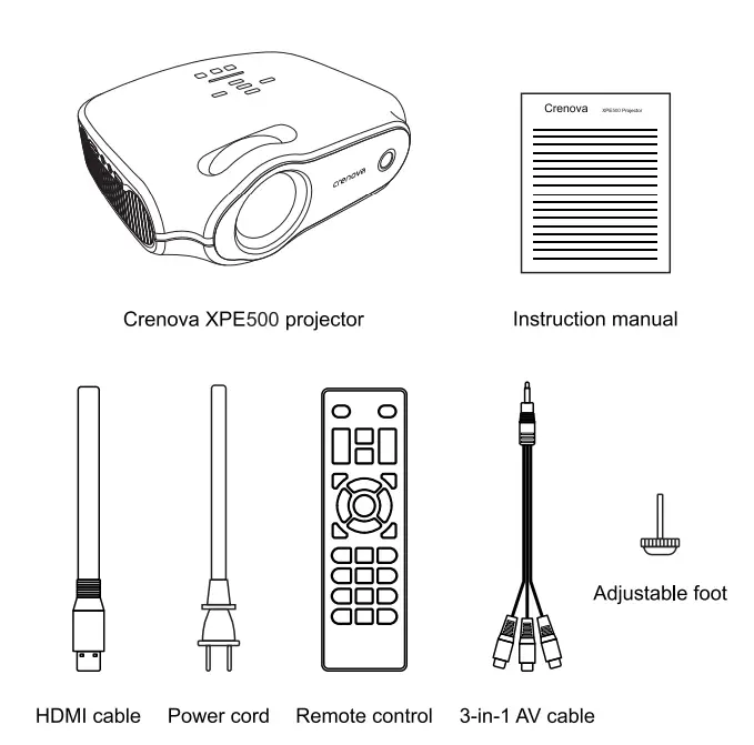 Crenova Mini Projector-2