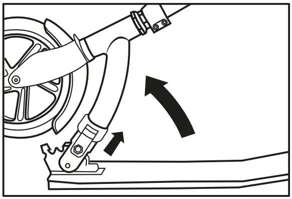 ZINC Urban 320 Pro Big Wheeled Folding Scooter - FIG 2