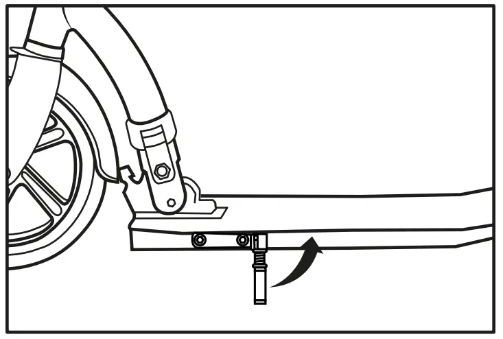 ZINC Urban 320 Pro Big Wheeled Folding Scooter - FIG 9
