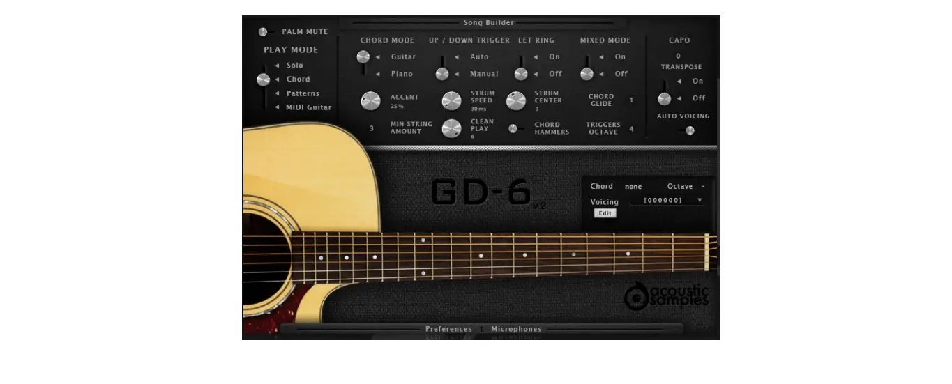 Acoustic Samples Gd-6 Acoustic Guitar User Guide Acoustic Samples Gd-6 Acoustic Guitar User Guide