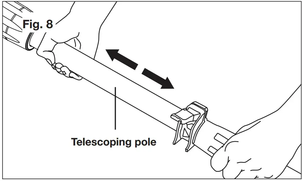 Adjusting Telescoping Pole