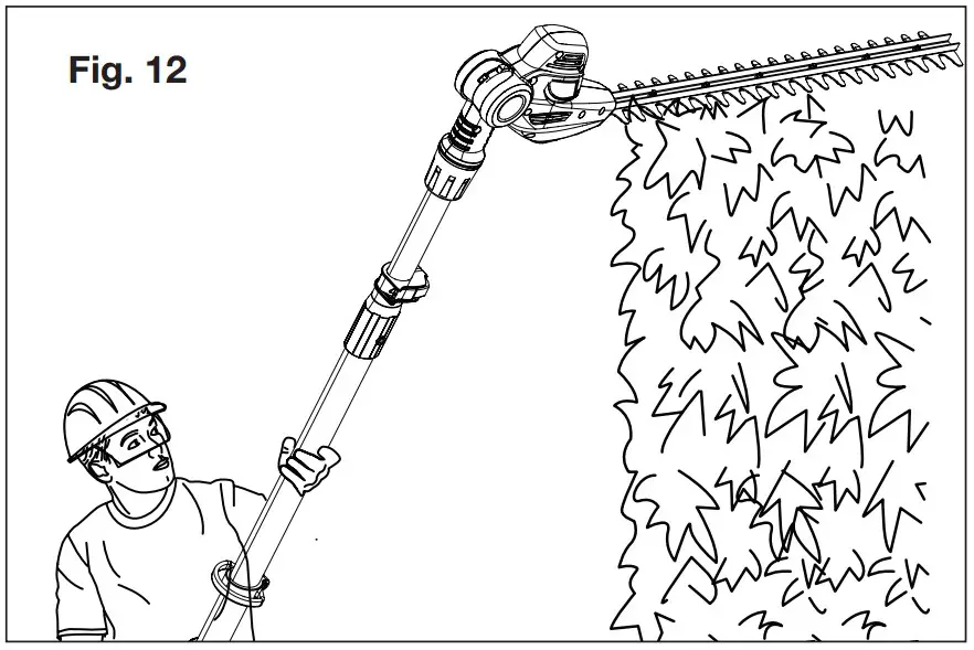 Pole Hedge Trimmer Usage