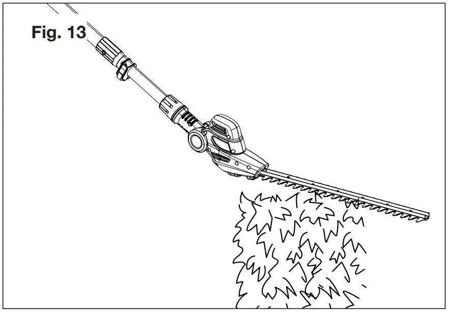 Pole Hedge Trimmer Usage