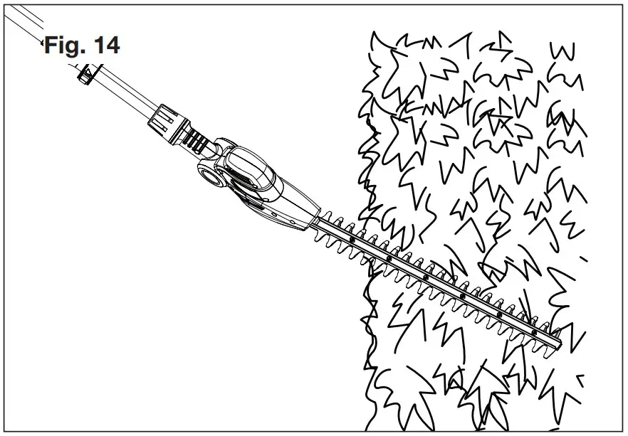 Pole Hedge Trimmer Usage