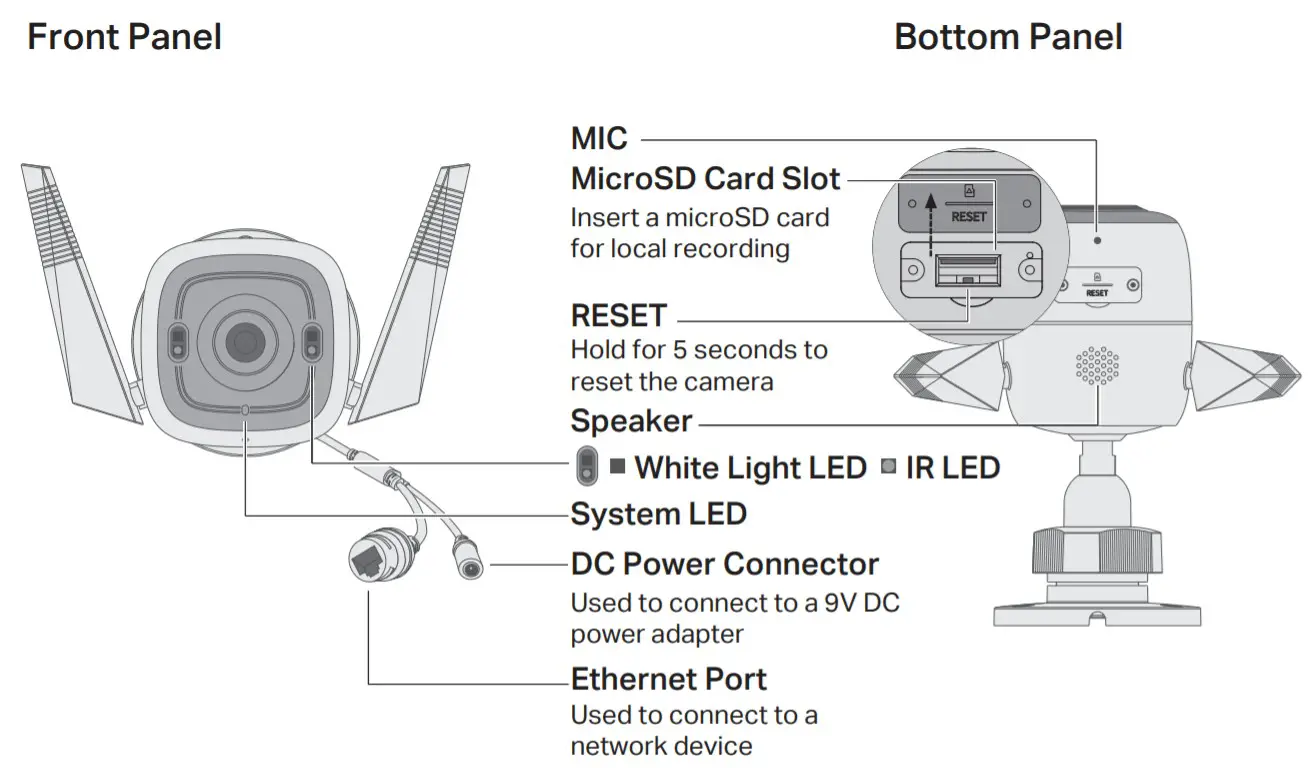 tp-link C320WS Outdoor Security Wi-Fi Camera - Appearance