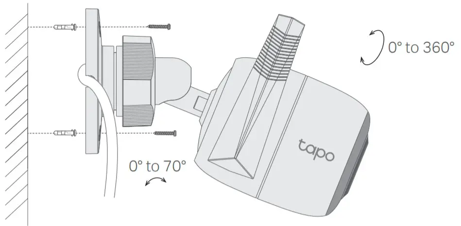tp-link C320WS Outdoor Security Wi-Fi Camera - Camera