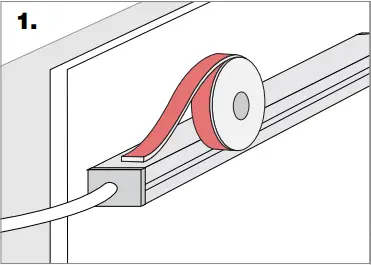 TRAN LED Extrusion Wide Aluminum Extrusion D01