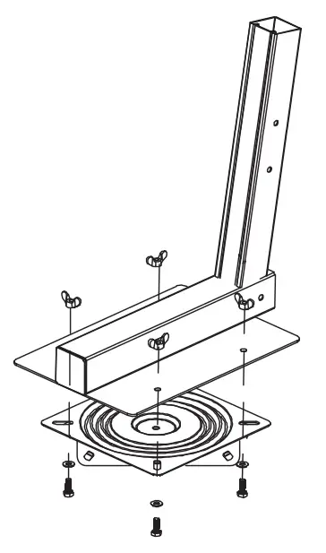 Montezuma MRTC2623B 3 Tier Steel Mobile Revolving Tool Cart-fig6
