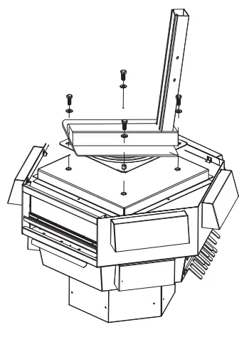 Montezuma MRTC2623B 3 Tier Steel Mobile Revolving Tool Cart-fig7
