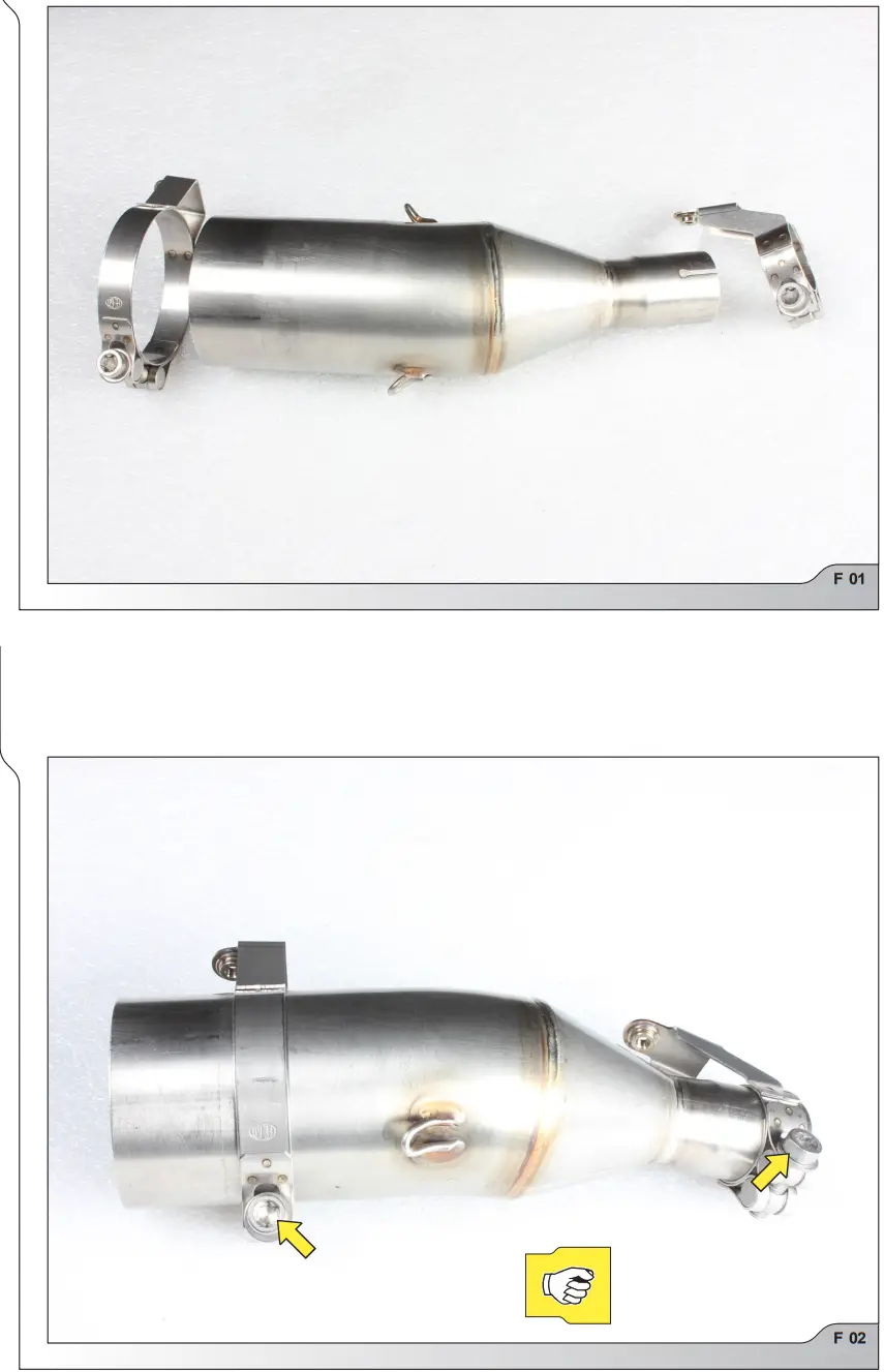 AKRAPOVIC Yamaha Tricity 300 Heat Shield - fig 2