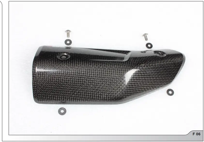 AKRAPOVIC Yamaha Tricity 300 Heat Shield - fig 5