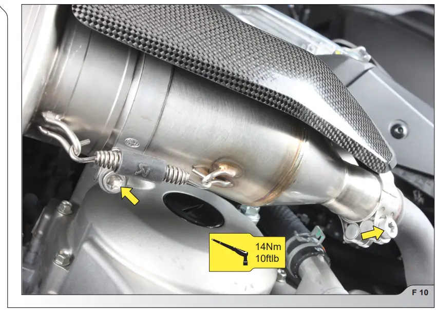 AKRAPOVIC Yamaha Tricity 300 Heat Shield - fig 8