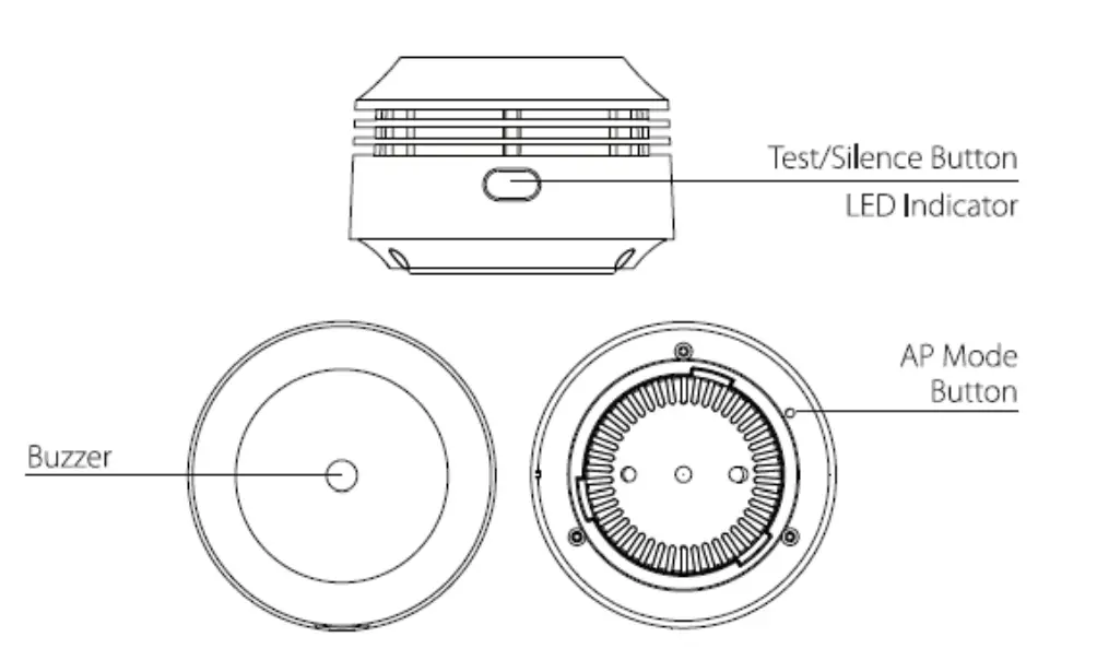 Aegislink S WF240 Wi-Fi Smoke Alarm - Fig