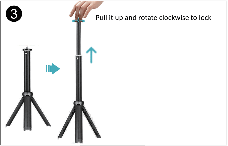 NEXIGO TRIPOD 02 Adjustable Selfie Stick Tripod - FIGURE 4
