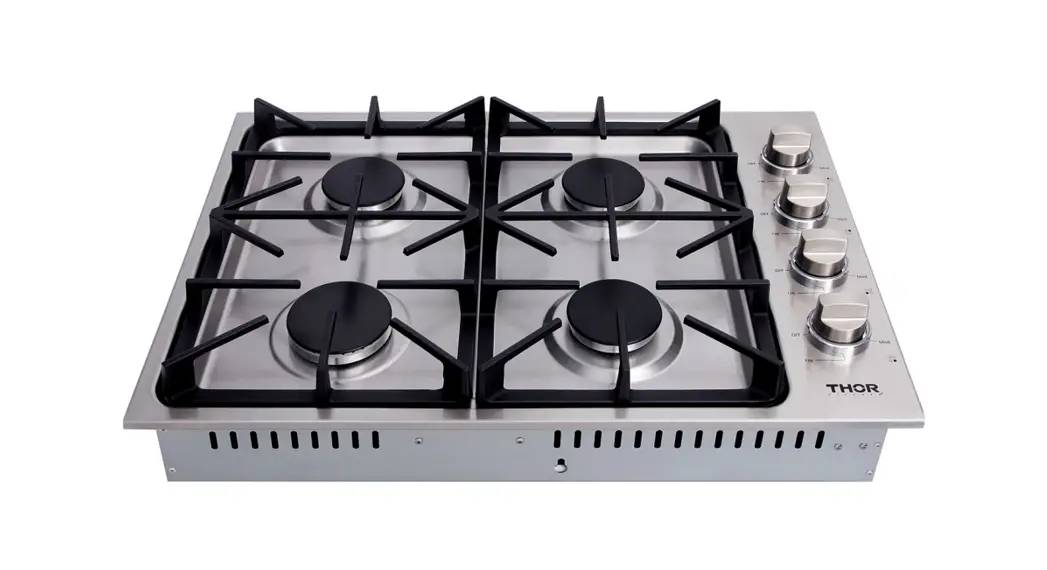 Thor Kitchen Tgc3001 30 Inch Professional Drop In Gas Cooktop Owner's Manual Thor Kitchen Tgc3001 30 Inch Professional Drop In Gas Cooktop Owner's Manual