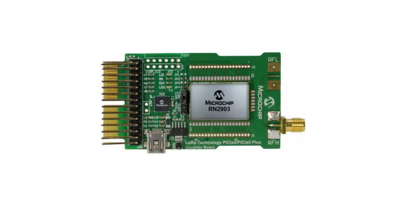 Microchip Rn2903 Lora Technology Pictail Pictail Plus Daughter Board User Guide