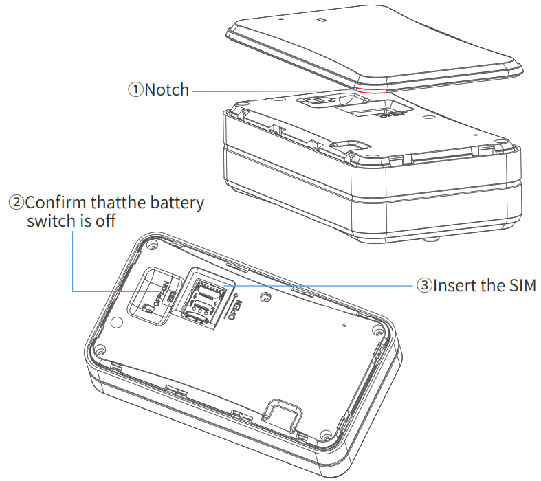 Jimi loT LL301 LTE CAT1 Asset GNSS Tracker - Appearance2